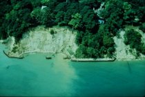 Aerial view of Lookout Point and Bunting property